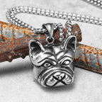 PENDRA French Bulldog Steel Necklace