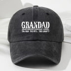 PENDRA Grandad Letter Soft Baseball Cap