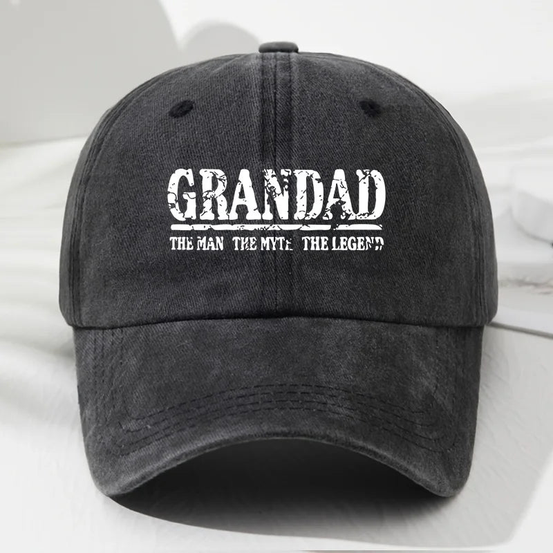 PENDRA Grandad Letter Soft Baseball Cap
