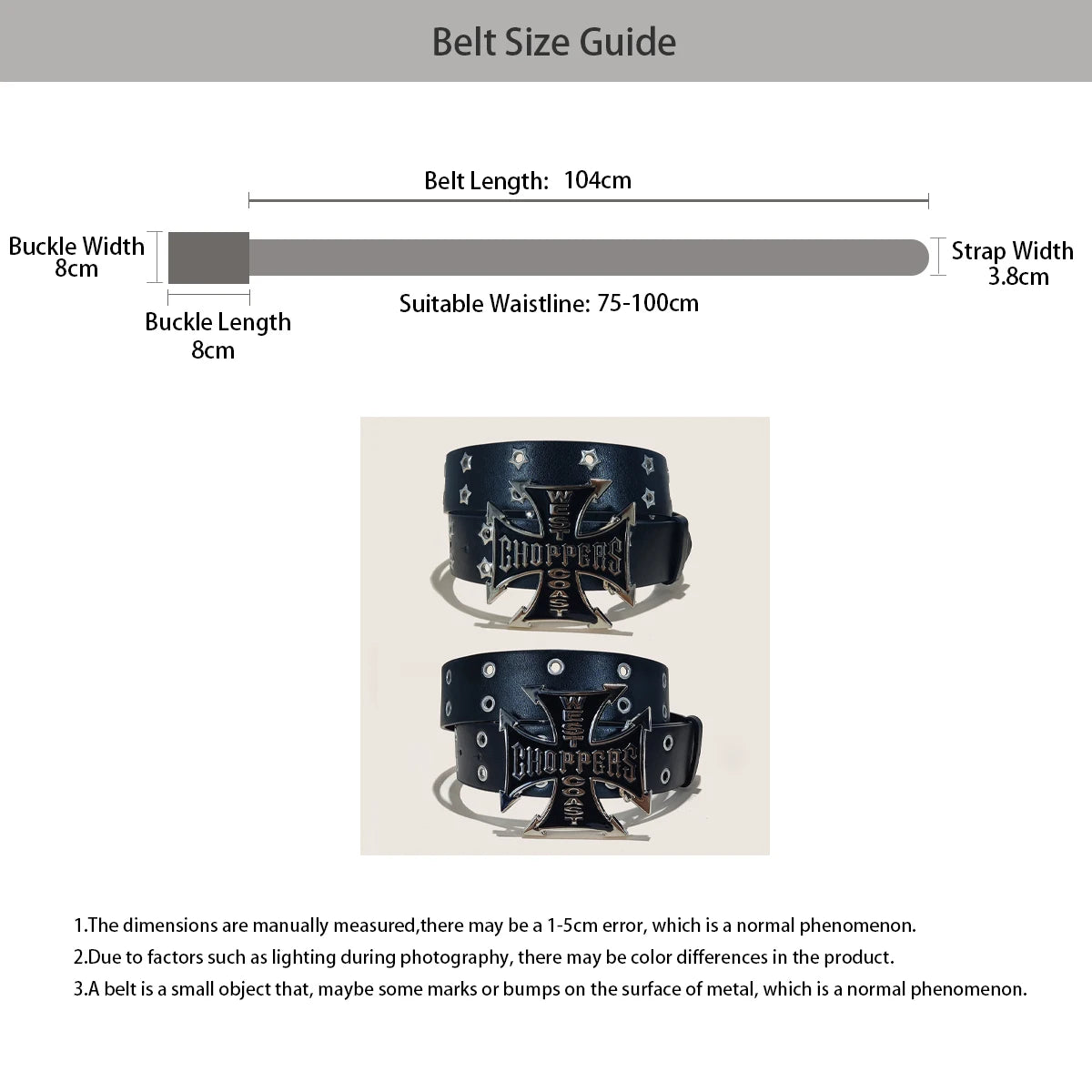 Punk Y2K Big Cross Buckle Luxury Designer Jeans Belt For Men Korean PU leather Belt Female Waistband Gothic Casual Accessories