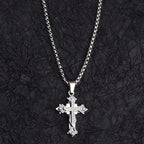 PENDRA Crosssteel Titanium Steel Cross Pendant