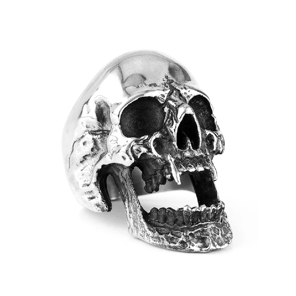 PENDRA Vampireskull High Polish Gothic Ring
