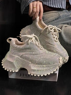 PENDRA Rhinestone Diamond Sports Shoes