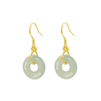 PENDRA Jade Hetian Ear Earrings