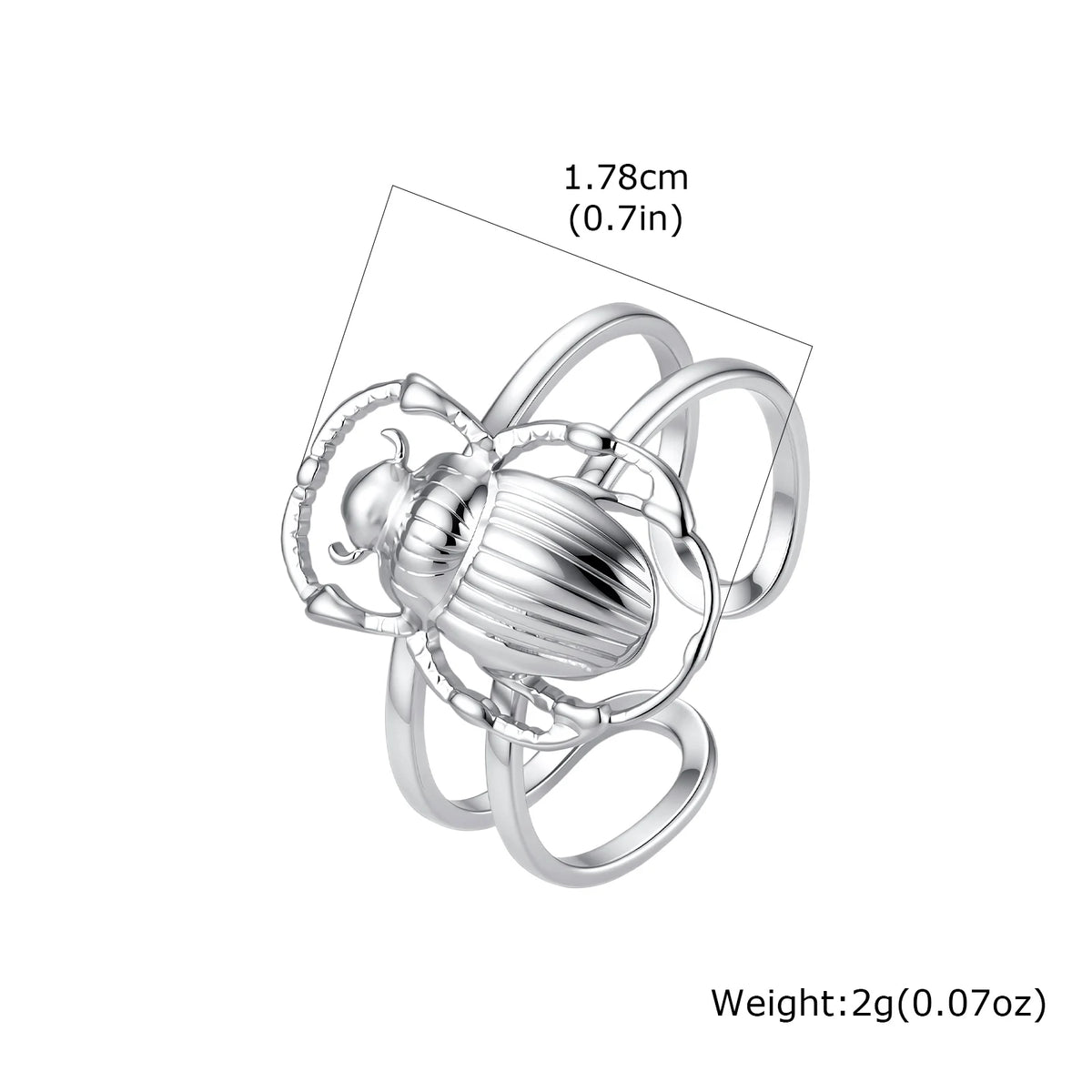 PENDRA Jortari Silver Tone Ring