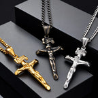 PENDRA Cross Cuban Crucifix Pendant Necklace