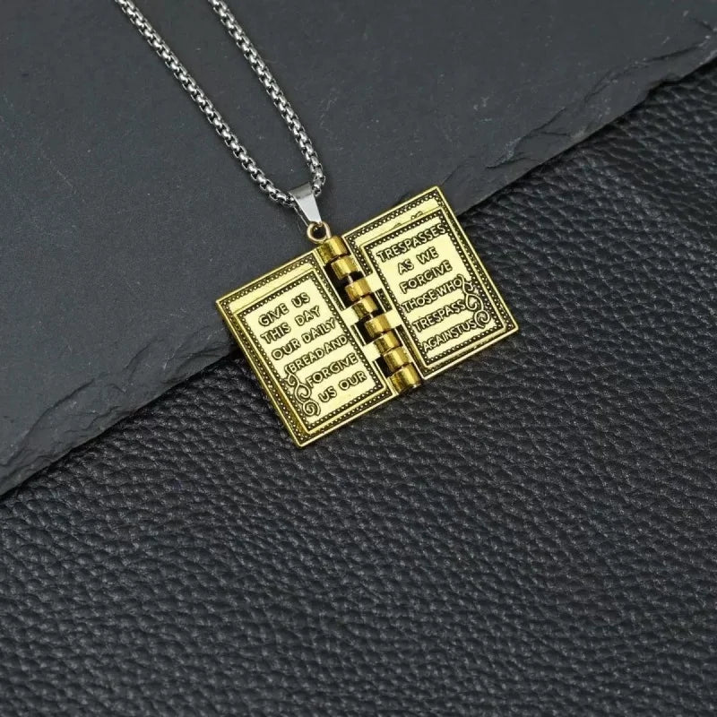 PENDRA Biblebook Multi-Color Bible Book Pendant