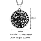 PENDRA Celtic Knot Rune Vintage Necklace