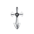 PENDRA Templar Cross Knight Pendant