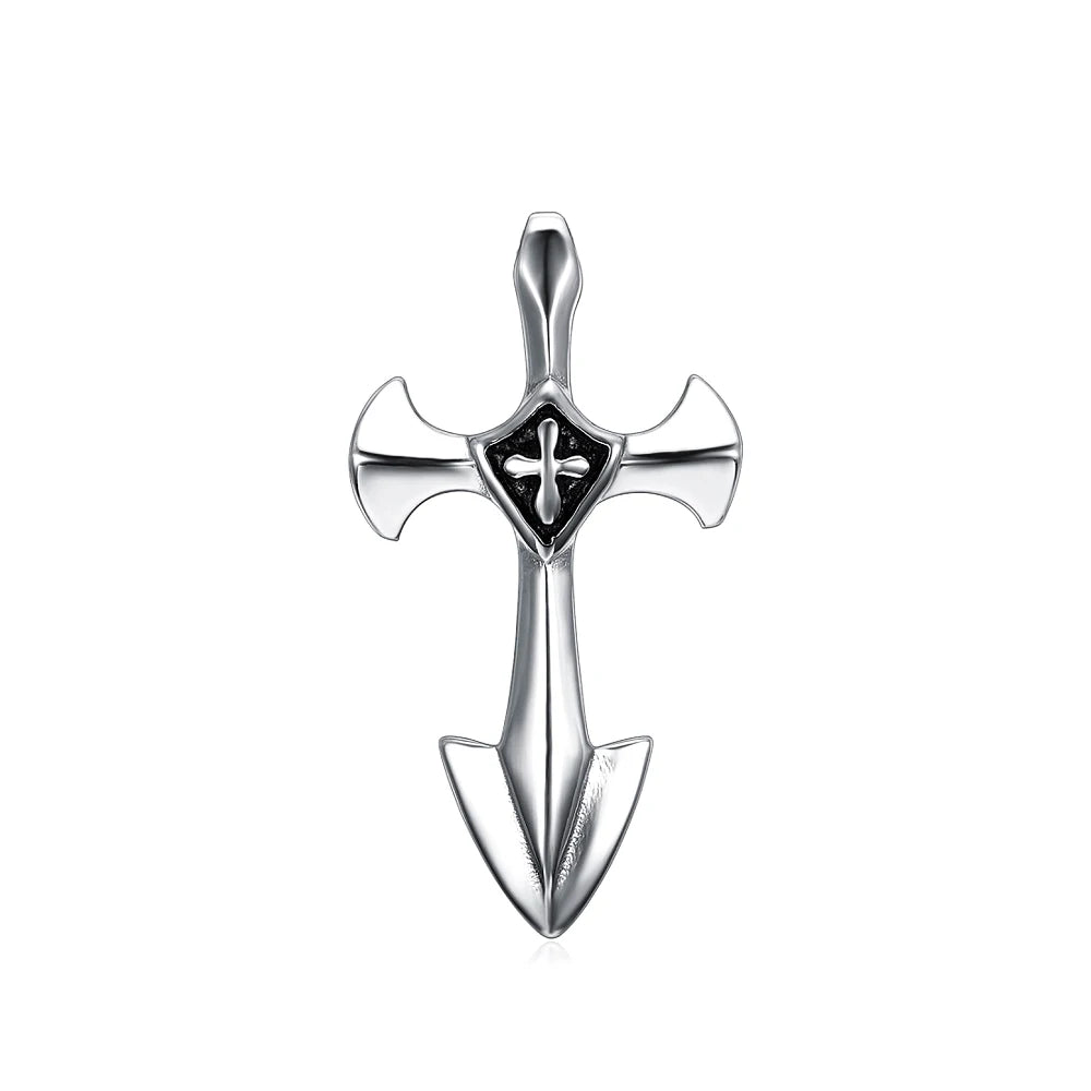 PENDRA Templar Cross Knight Pendant