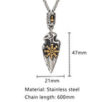 PENDRA Rune Vegvisir Necklace