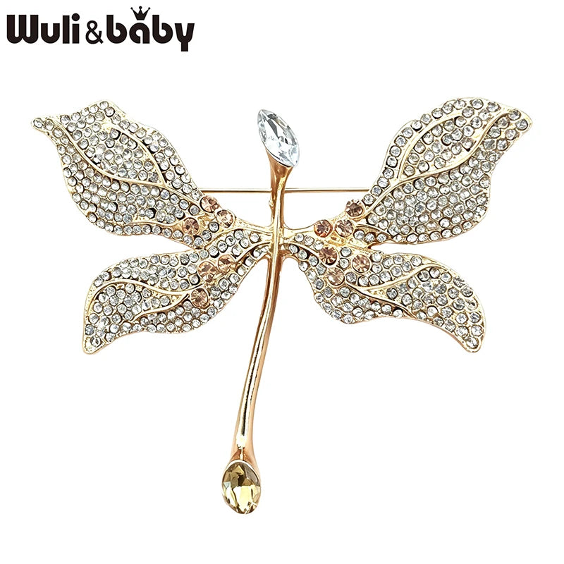 PENDRA Shining Dragonfly Brooch