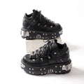 PENDRA Lace Platform Ankle Boots