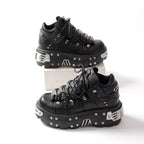 PENDRA Lace Platform Ankle Boots
