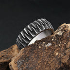 PENDRA Geometra Stainless Steel Geometric Ring