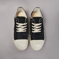 PENDRA Pleated Noir Black Canvas High-Top Zip Thick-Sole Edition 2 Platform Sneakers