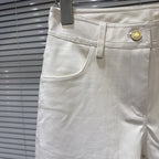PENDRA Corduroy Cropped Wide Leg Pants