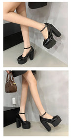 PENDRA White Nightclub Bar Shoes
