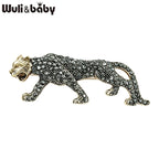 PENDRA Vintage Fierce-looking Leopard Brooch
