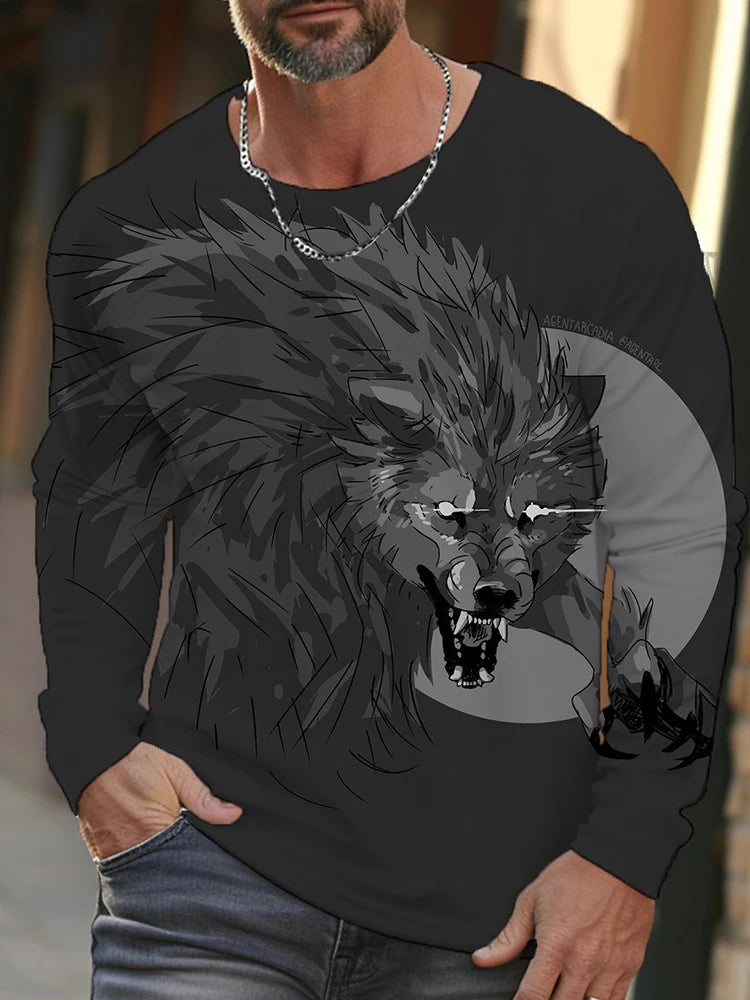 PENDRA Warm Wolf T-Shirt