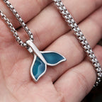PENDRA Bluewhale Stainless Steel Whale Tail Pendant