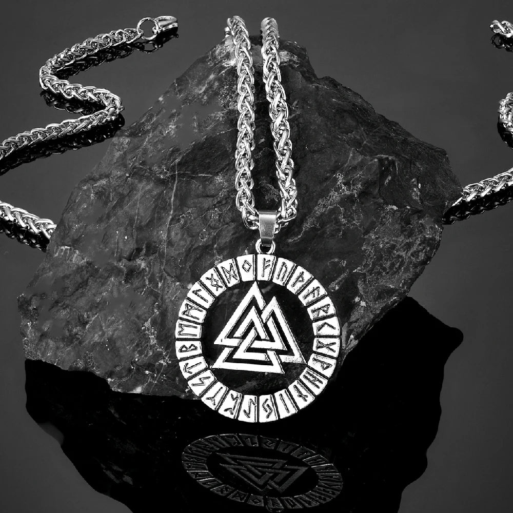 PENDRA Rune Norse Chain Necklace
