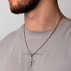 PENDRA Cross 60Cm Pendant Necklace
