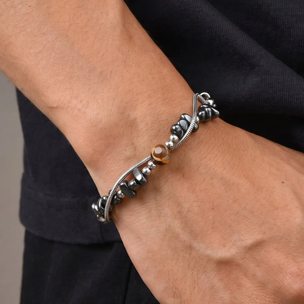 PENDRA Hematite Beads Bracelet