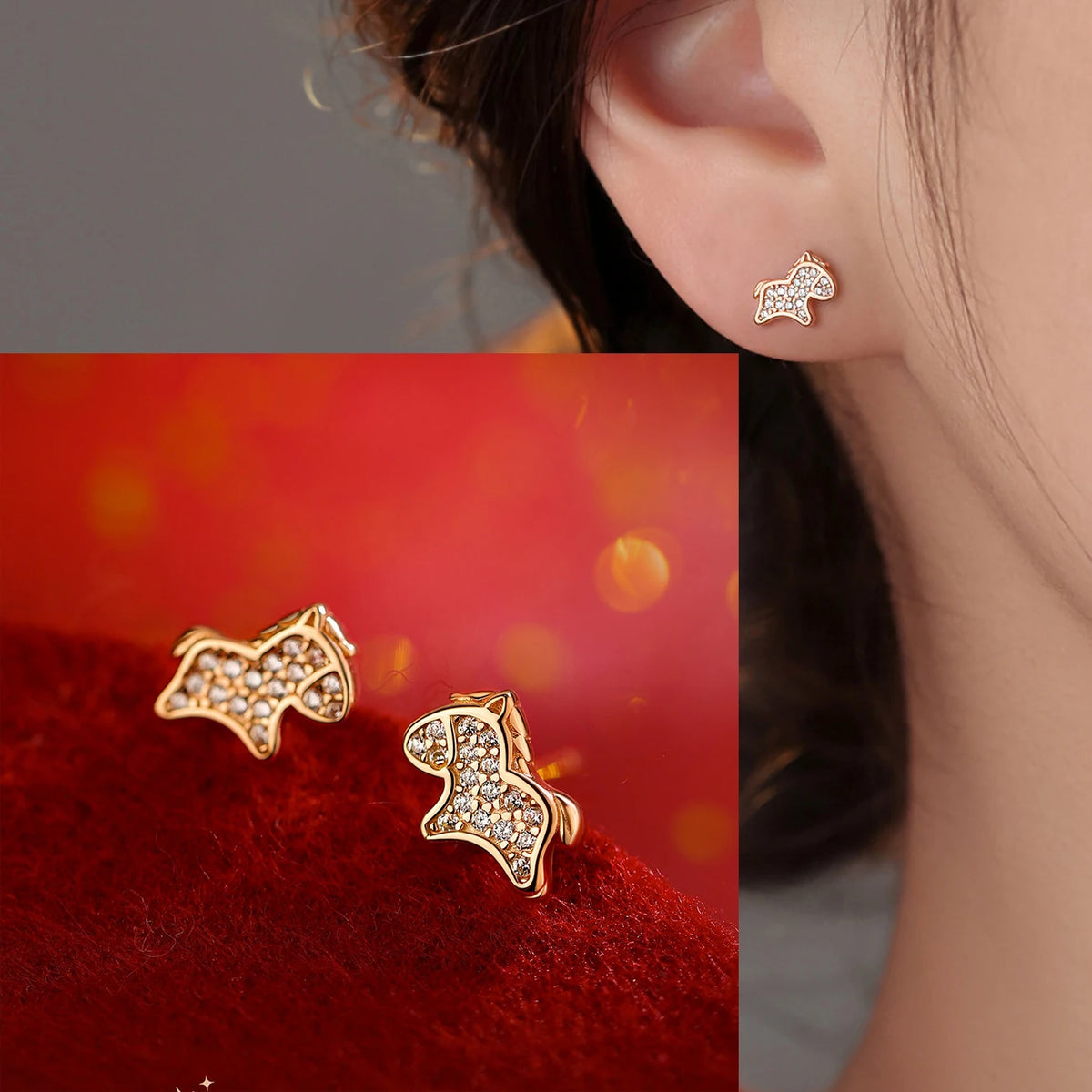 PENDRA Geometry Sterling Silver 2 Earrings
