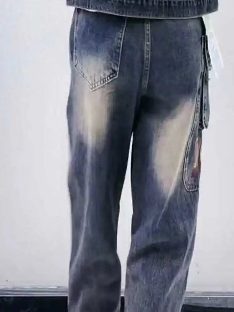 PENDRA Willow Rivet Diamond Pocket Jeans