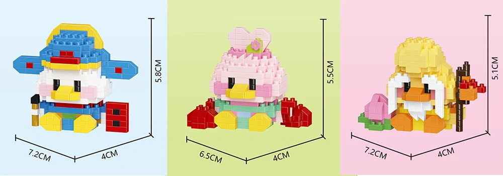 PENDRA Cute Duck Micro Building Set