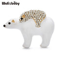 PENDRA Tender Bears Enamel Animal Brooch