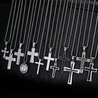 PENDRA Cross Plain Pendant Necklace