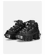 PENDRA Leather Platform Handmade Shoes