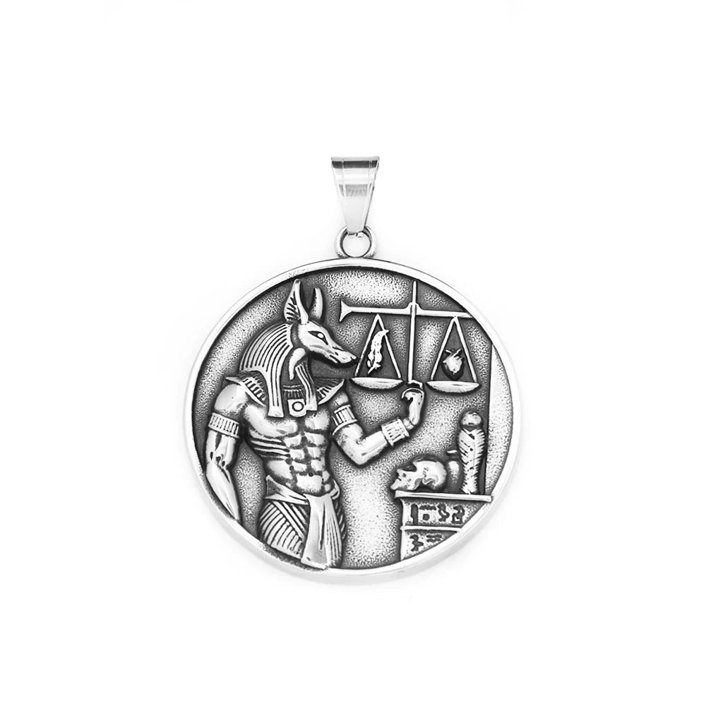 PENDRA Anubis 316L Stainless Steel God of Death Pendant