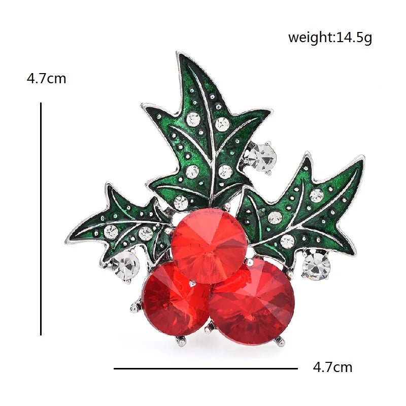 PENDRA Fruitaria Crystal Fruit Brooch