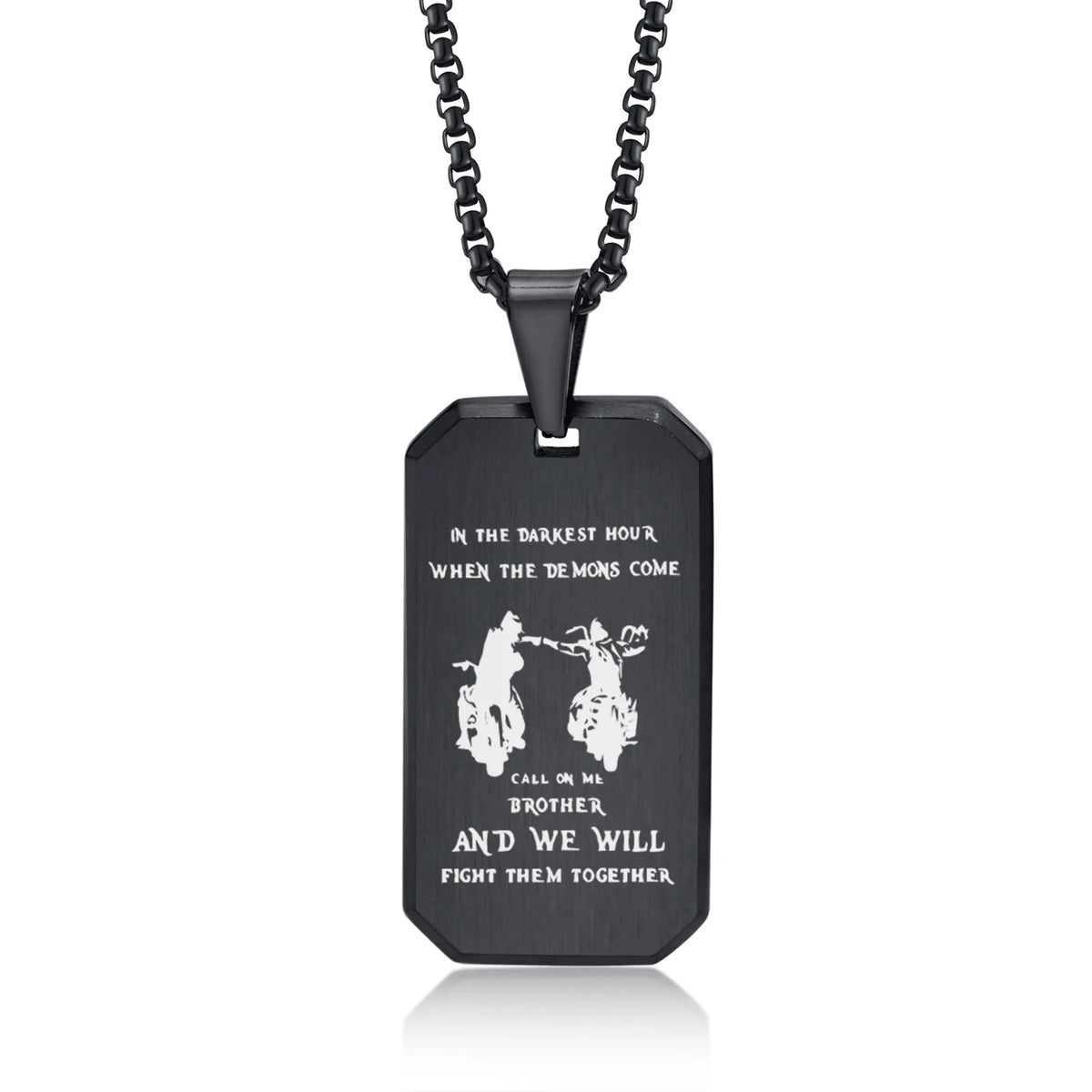 Waterproof Stainless Steel Dog Tag Necklaces for Men BFF Jewelry,Free Custom Birthday Graduation Father's Day Gifts to Him