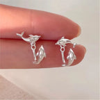 PENDRA Dolphins Sterling Silver Earrings