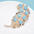 PENDRA Featherella Big Palace Feather Brooch