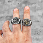 PENDRA Pirate Ax Totem Steel Ring