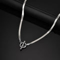 Men's Chain Necklace,Stainless Steel Cuban Chain Figaro Chain Collar,Classic Basic Gold Black Silver Color Chain
