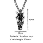 PENDRA Dragon Norse Necklace