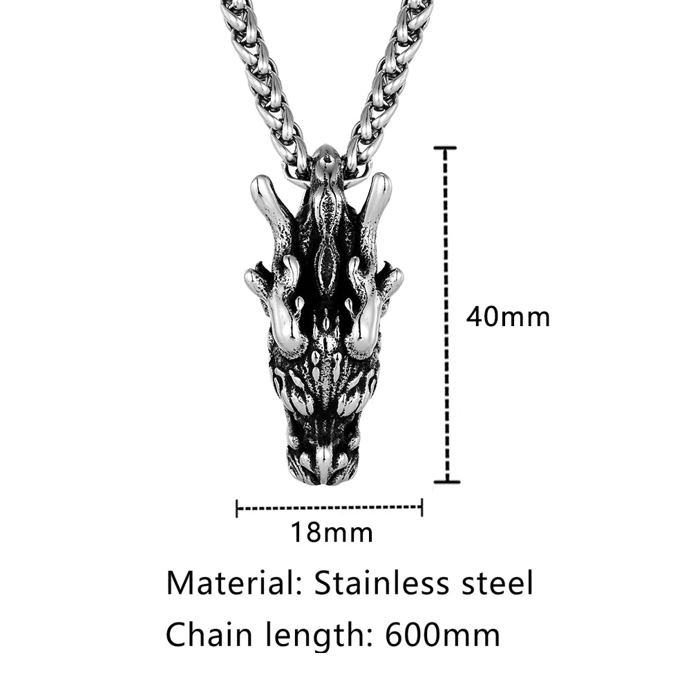 PENDRA Dragon Norse Necklace