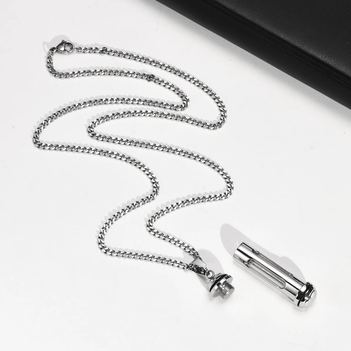 PENDRA Memorial Cylinder Pendant Necklace