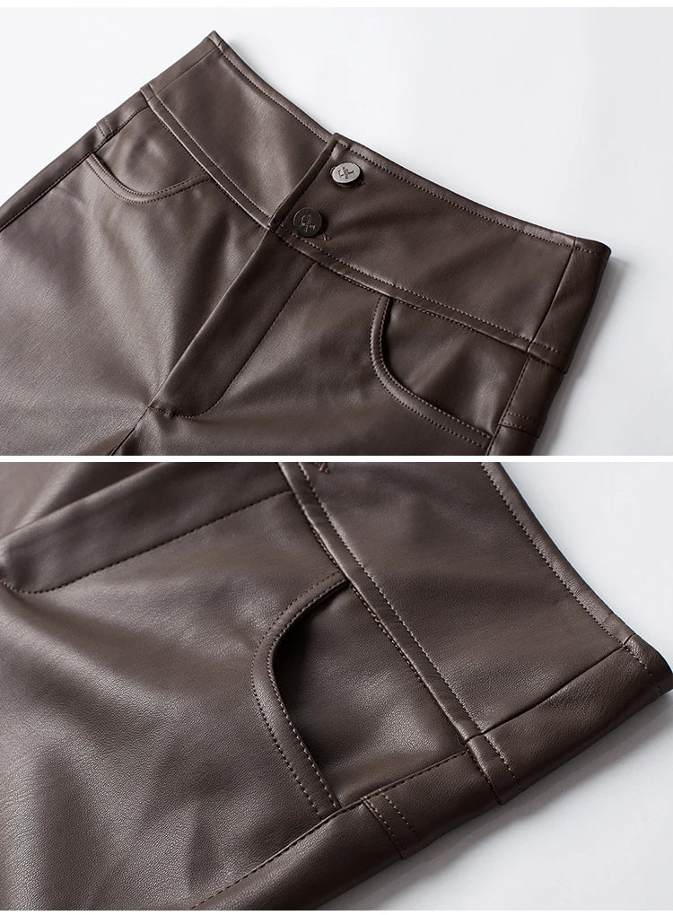 PENDRA Wide Leg Straight Double Pants