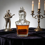 Novelty Human Bust Whiskey Decanter Glass Liquor Bottle for Scotch Whiskey Bar Home Decoration Ornament