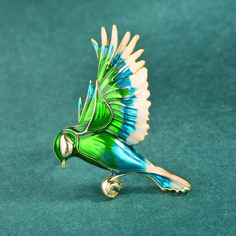 PENDRA Lovely Hummingbird Brooch