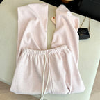 Thick and Gentle Pink Soft Sports Pants Women in Winter New High Waist Slim and Comfortable Versatile Casual Floor Pants