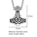 PENDRA Rune Vintage Hammer Necklace