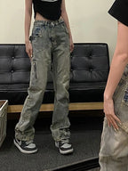 PENDRA Washed Old Trousers Pants